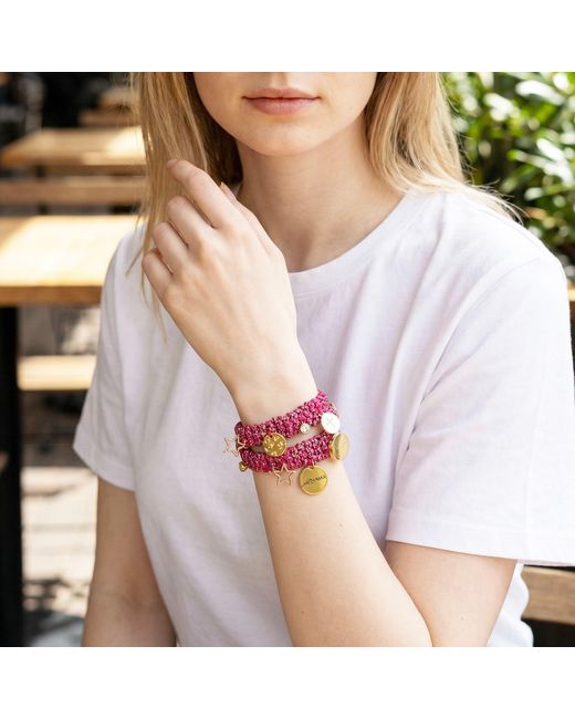 Hilo De Mar Red Double Bracelet