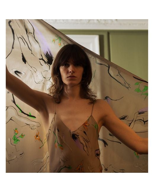 Klements Natural Ponds Silk Scarf