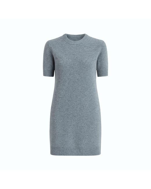 Monlicia Blue Rune Short Sleeve Knit Dress –