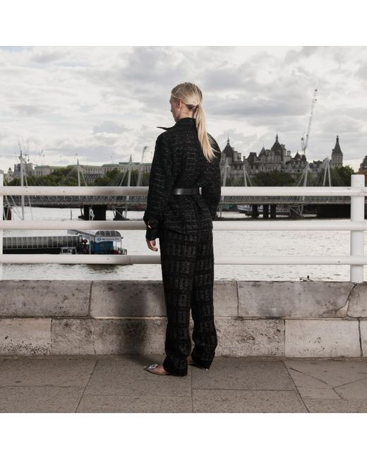 RUE AGTHONIS Black Lendemain Shirt