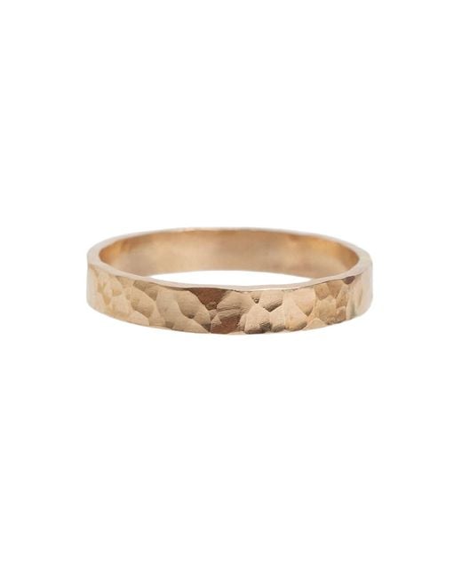 Kate Koel Natural Textured Band Stacking Ring