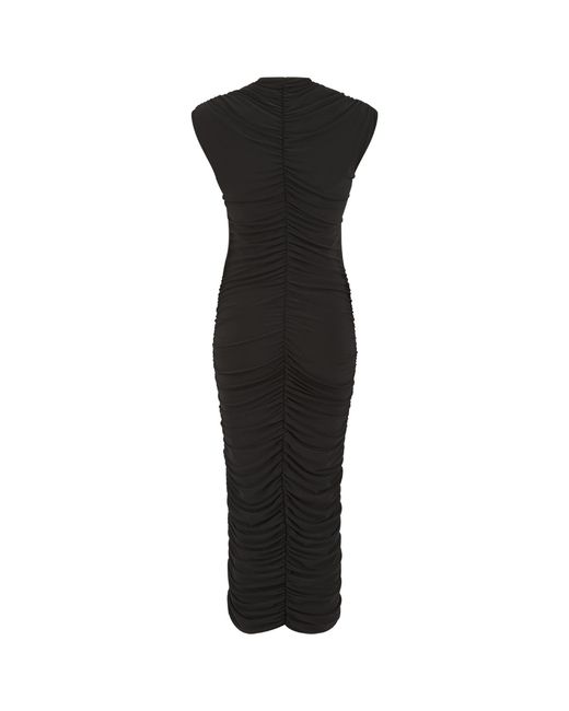 Celestine & Mae Black Kalina Midi Dress