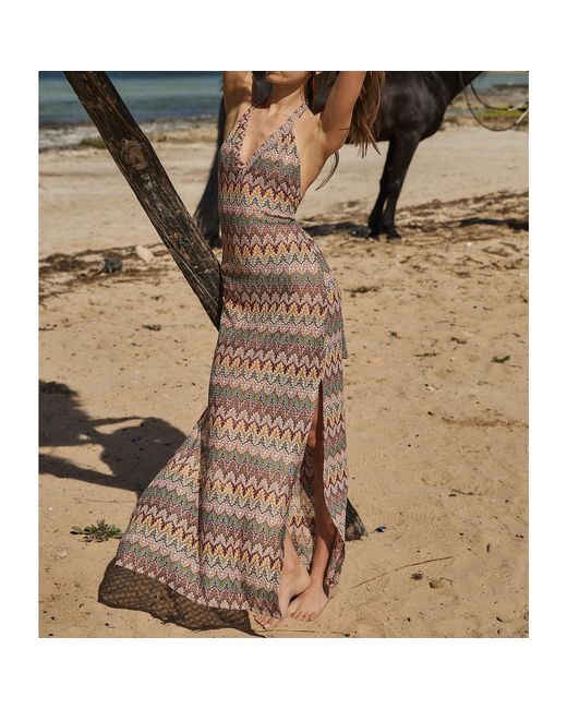 Aulala Paris Natural Neutrals Rose Blush Broderie Beach Dress