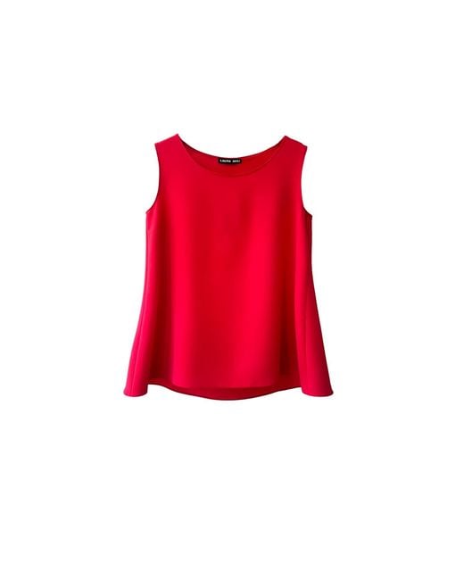 Laura Daili Red Fuchsia Flow Blouse