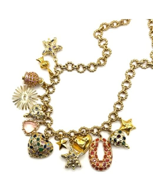 Achala Handcrafted Metallic Oh La La Amour Necklace