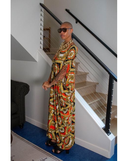 Jennafer Grace Metallic Vecchio Palace Caftan