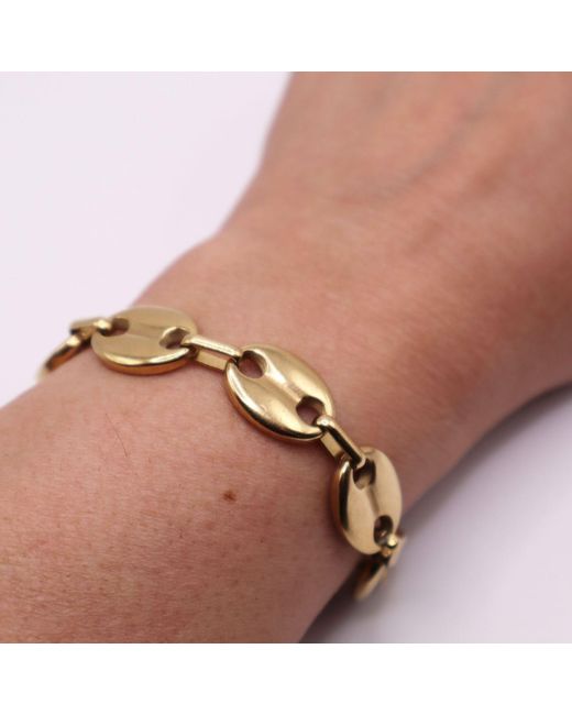 Jagged Halo Jewelry Metallic Mariner Link Bracelet