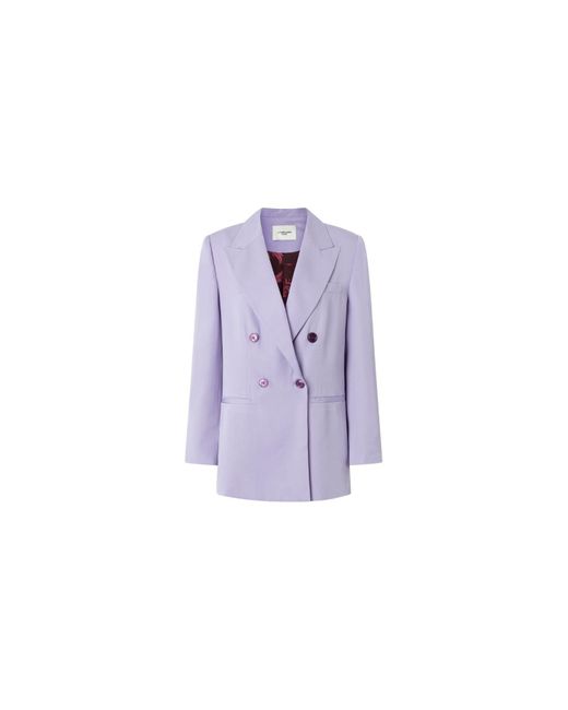 Juan Avellaneda X Seeiou Purple Lilac Blazer Tom