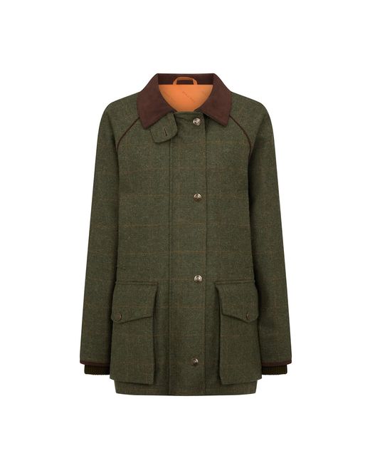 Really Wild Clothing Green The Highlander Tweed Field Coat