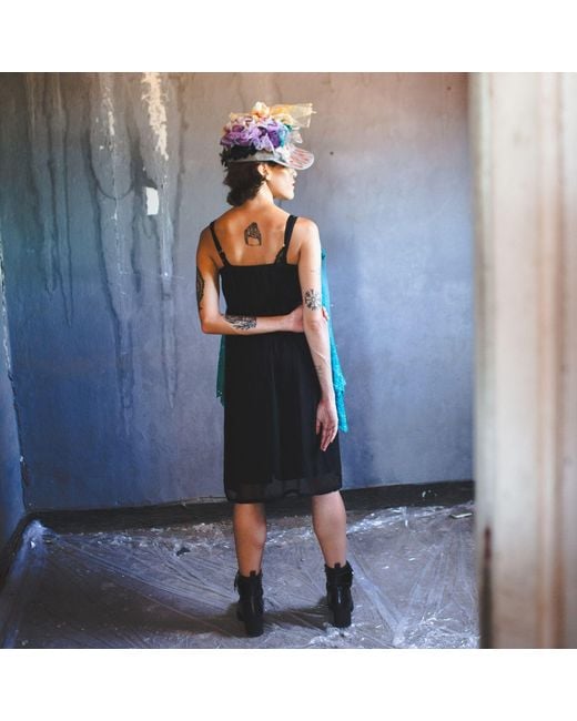 Miro Misljen Blue Light Fluid Dress