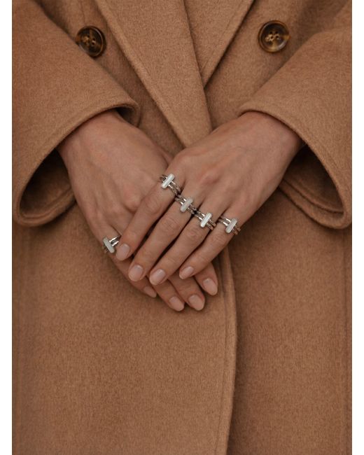 seree Metallic Infinity Duo Bar Ring
