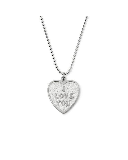 Déclarer Metallic Ily Necklace