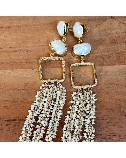 Sibylla Delphica Metallic Drop Pearls Cluster
