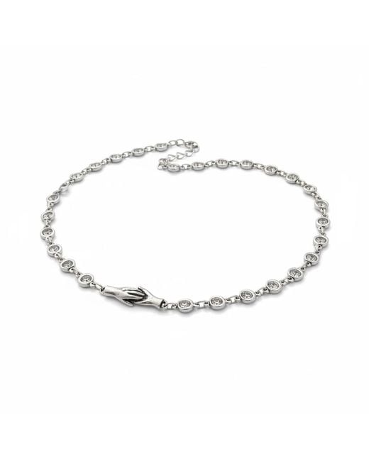 By Virgo Metallic Roxanne Necklace