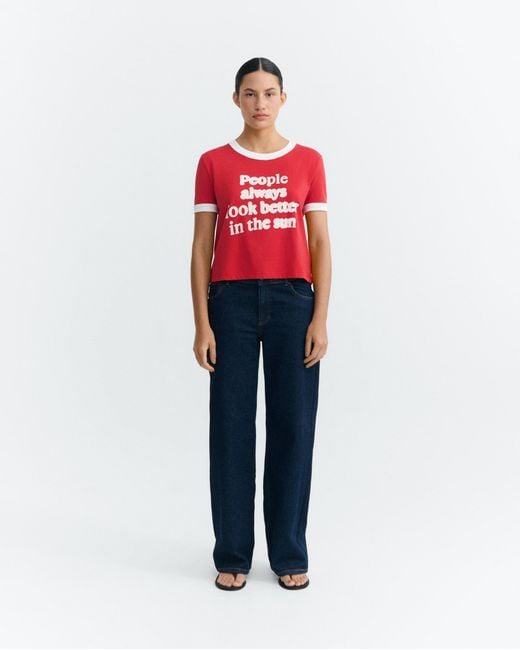 Thinking Mu Red People Zowie R T-Shirt
