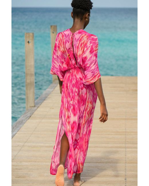 Sophia Alexia Pink Magical Capri Kimono Dress