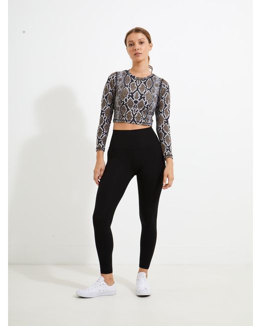 Lula-Ru Gray Neutrals Long Sleeve Top