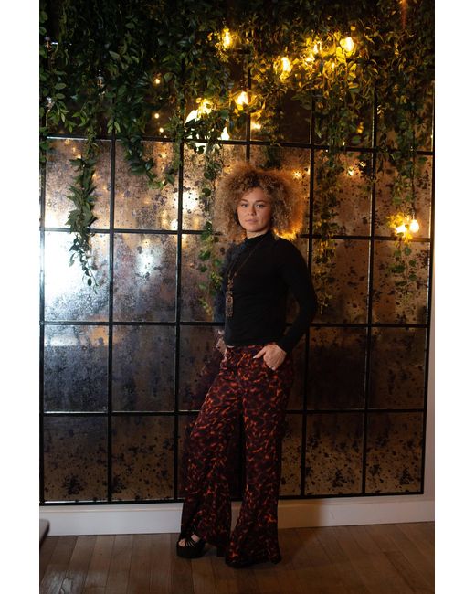 Jennafer Grace Red Mareesa Trousers