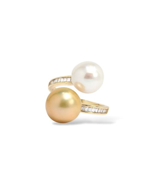 Ninemoo Metallic Still Life Pearl Ring
