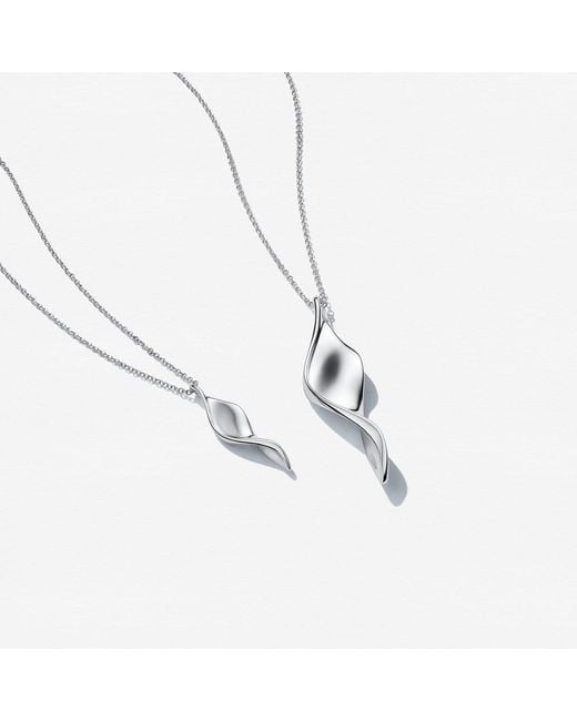 Sif Jakobs Jewellery Metallic Necklace Foglia Grande