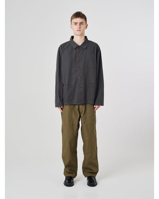 Uskees Black Overshirt for men