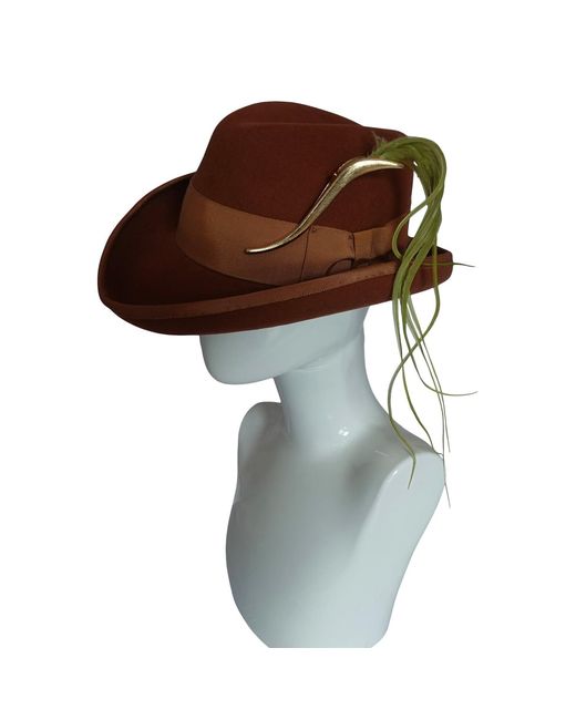Romer Millinery Metallic Feather Clip For Hats, Turbans, Hair Or Lapel Xl