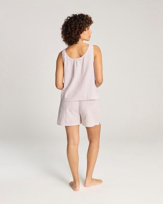 Nudea Pink Seersucker Button Cami