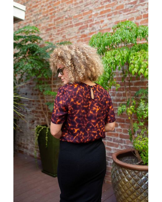 Jennafer Grace Red Mareesa Top