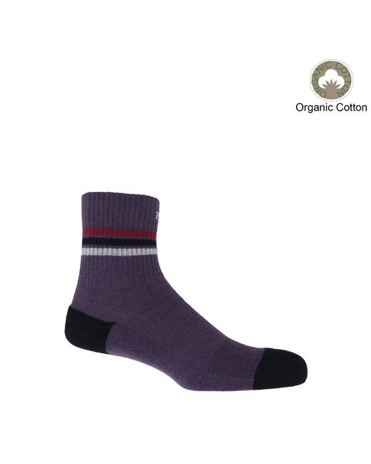 Peper Harow - Made in England Blue Organic Sports Socks Bundle – for men