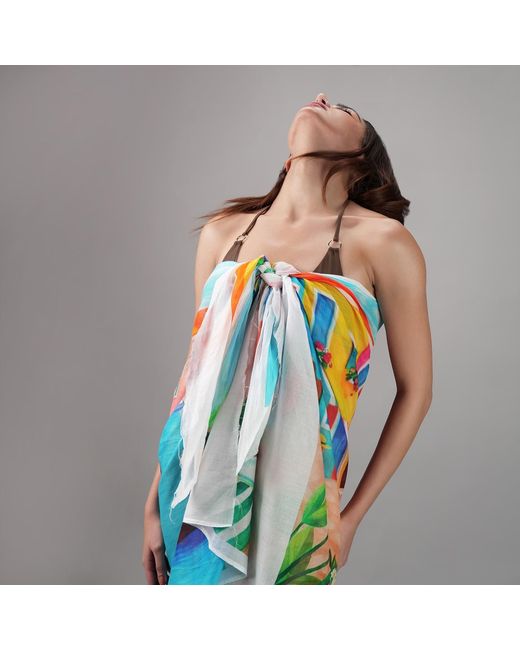 DHARA SHETH DUBAI Blue Mediterranean Escape Resort Sarong