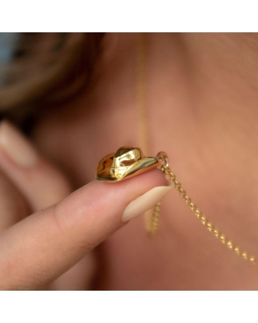 Scream Pretty Metallic Cowboy Hat Charm Necklace