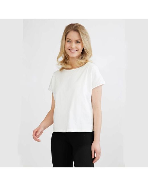 GROBUND White The Organic T-Shirt Karen