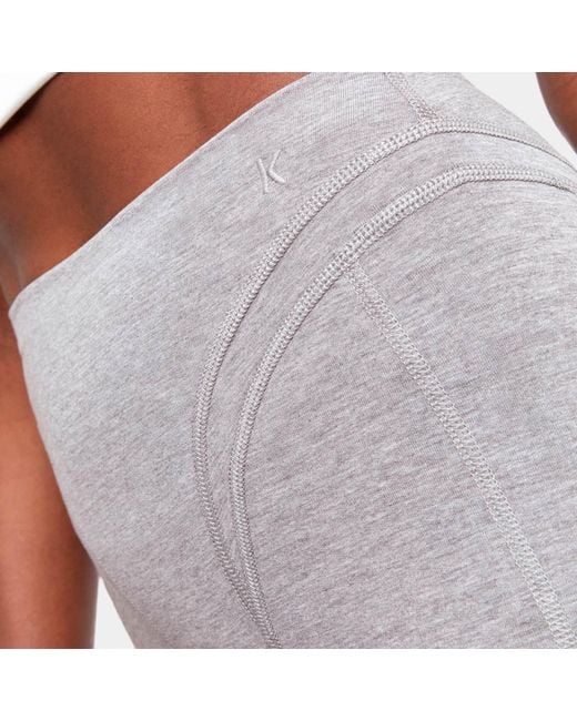 The Koozy Gray Monroe Stretch Shorts