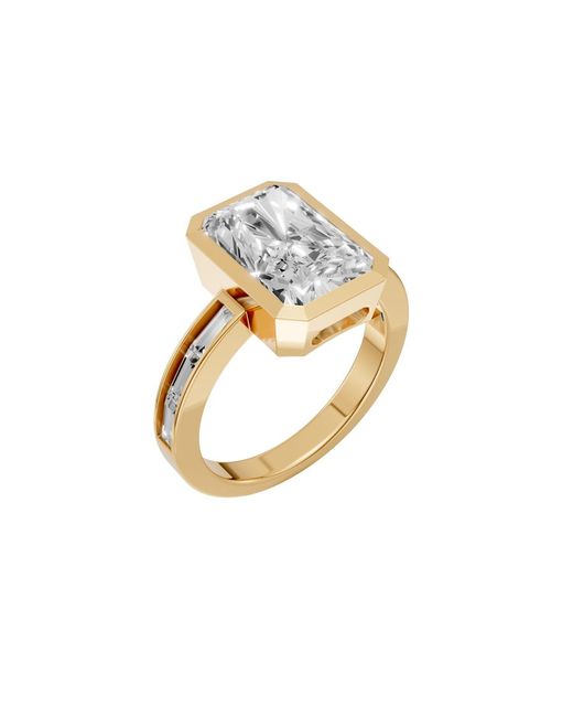 Aya Fine Jewelry Metallic Radiant Cut Lab Diamond Engagement Ring