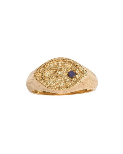 Claire Hill Designs Metallic Fuck Shorthand Signet Ring