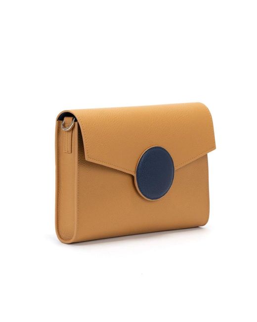 CAMPO MARZIO Roma 1933 Blue Phoebe Clutch Bag