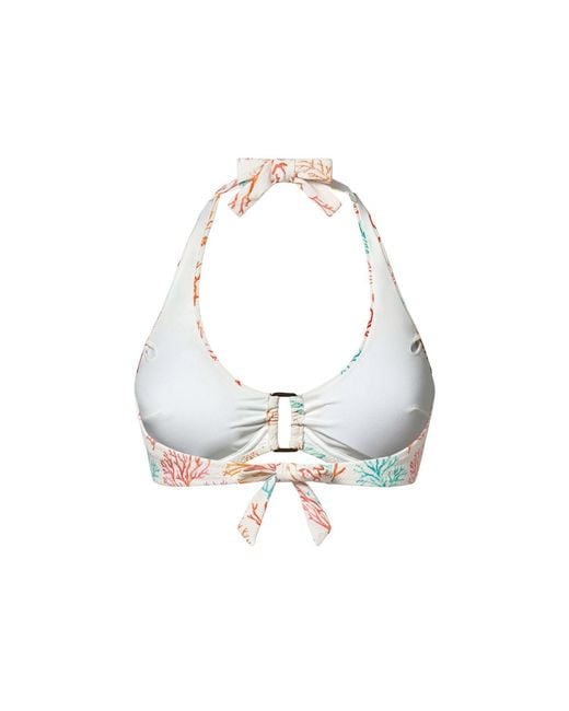 Aqva Swimwear White Talamanca Bikini Top