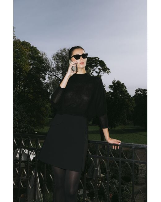 Mammu Couture Black Sweater Kathy Bat