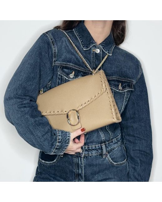 Ruj Heritage Natural Neutrals Shoulder Bag Caffellatte
