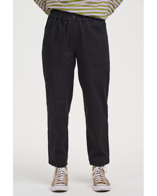 Sugarhill Black Rowan Cotton Trousers