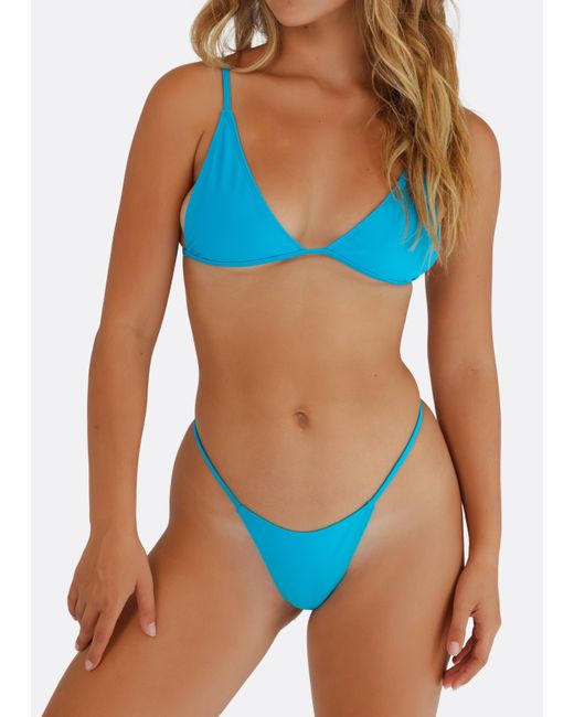 Minimale Animale Blue Mirage Bikini Top