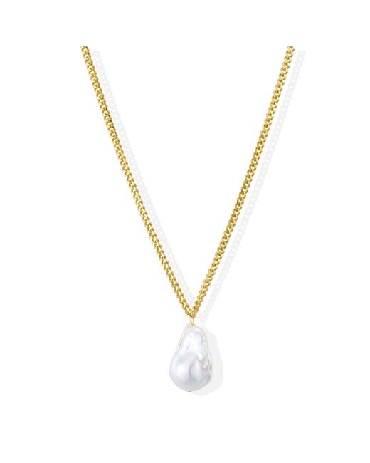 Lait & Lune Metallic Sicil Pearl Necklace