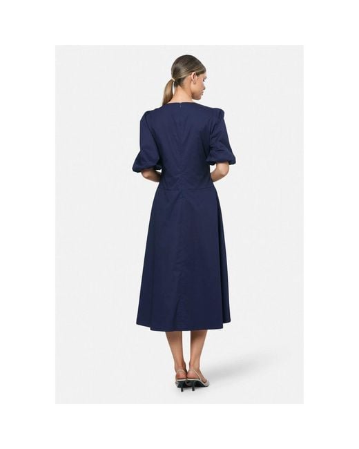 Helen Mcalinden Blue Iris Marine Dress