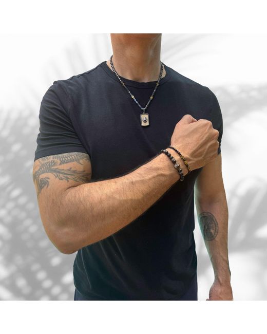 Ebru Jewelry Metallic Unique Lion Necklace for men