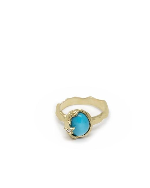 Vintouch Italy Blue Ad Astra Ring