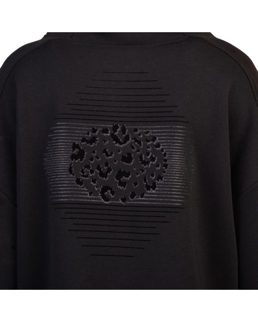 Joy-Es Black Leopard Patterned Cardigan