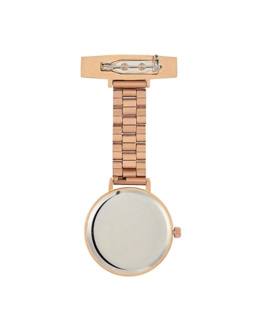 Bermuda Watch Company Metallic Annie Apple Meraki Rose Link Nurse Fob Watch