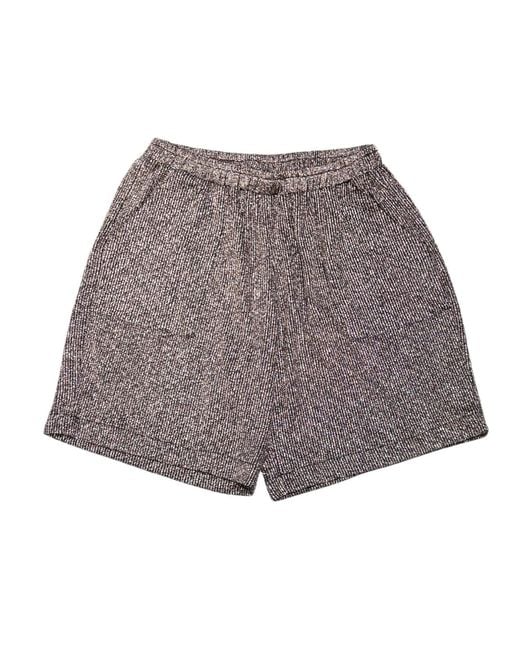 Lindsay Nicholas New York Gray Disco Glitter Shorts