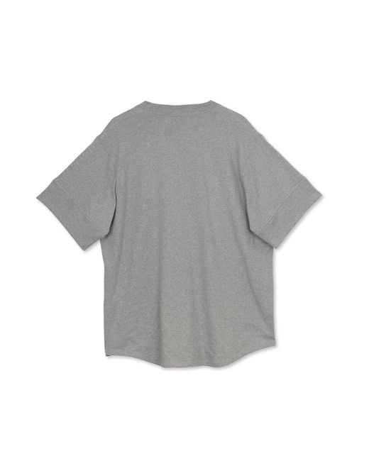 Bradford Row Gray The Reggie Baseball Tee for men