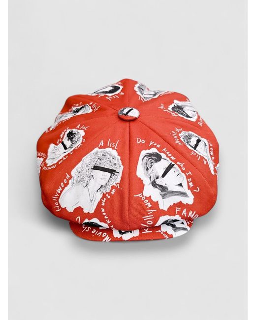 Mister Miller - Master Hatter Red Leigh Francis X Mister Miller Oversized Bakerboy Cap for men